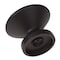 Gliderite Hardware 1 in. Matte Black Convex Cabinet Knob, 10PK 5264-MB-10 - alternate 2